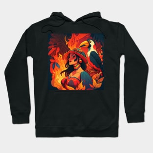 Woman Toucan #1 Hoodie